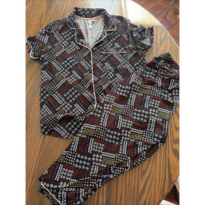 joyspun pajama set women black large